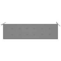 Thumbnail for Gartenbank-Auflage Grau 180x50x3 cm