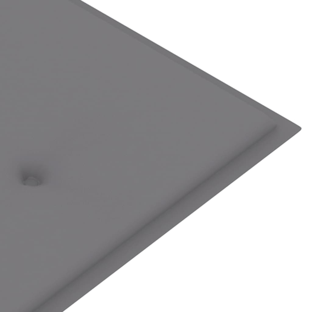 Gartenbank-Auflage Grau 180x50x3 cm
