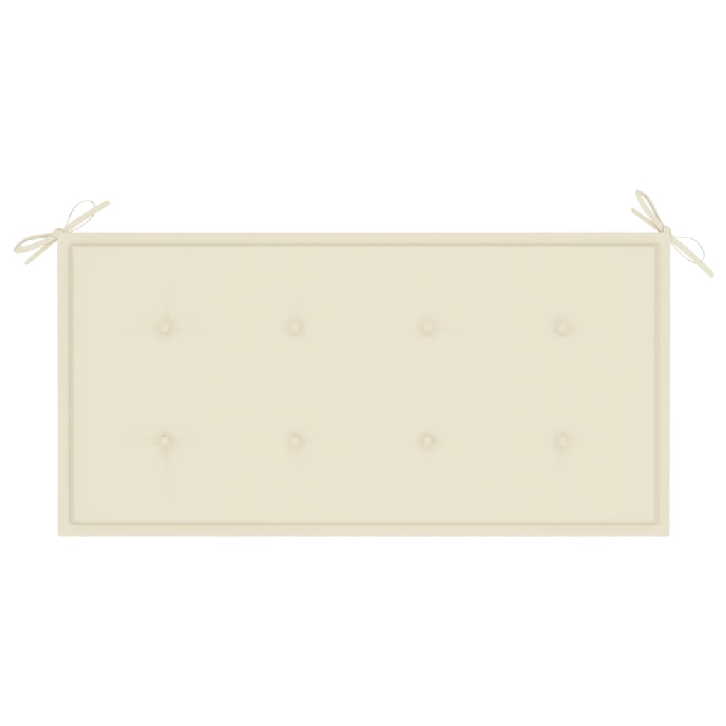 Gartenbank-Auflage Creme 100x50x3 cm