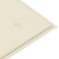 Thumbnail for Gartenbank-Auflage Creme 100x50x3 cm