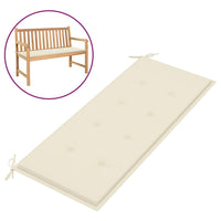 Thumbnail for Gartenbank-Auflage Creme 120x50x3 cm