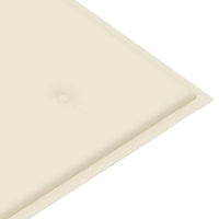 Thumbnail for Gartenbank-Auflage Creme 120x50x3 cm