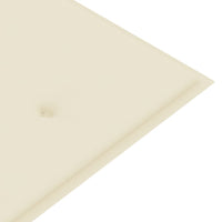 Thumbnail for Gartenbank-Auflage Creme 150x50x3 cm