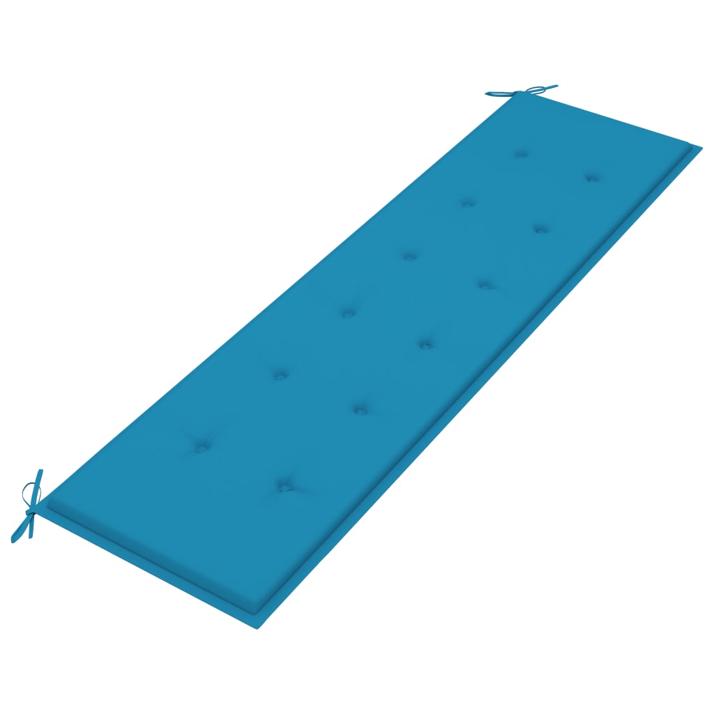 Gartenbank-Auflage Blau 180x50x3 cm