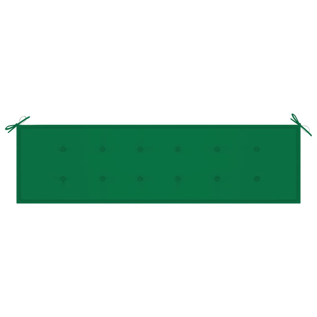 Gartenbank-Auflage Grün 180x50x3 cm
