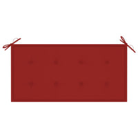 Thumbnail for Gartenbank-Auflage Rot 100x50x3 cm