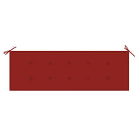 Thumbnail for Gartenbank-Auflage Rot 150x50x3 cm