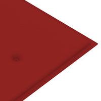 Thumbnail for Gartenbank-Auflage Rot 150x50x3 cm