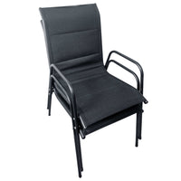 Thumbnail for 3-tlg. Bistro-Set Stahl Schwarz
