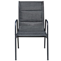 Thumbnail for 5-tlg. Garten-Essgruppe Stahl Schwarz