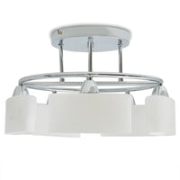 Thumbnail for Deckenleuchte Ellipsoid-Glaslampenschirme 5 E14-Lampen 200 W
