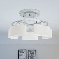Thumbnail for Deckenleuchte Ellipsoid-Glaslampenschirme 5 E14-Lampen 200 W