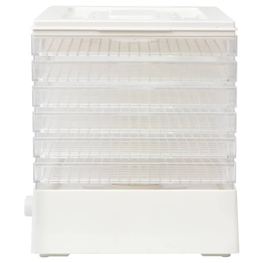 Dörrgerät mit 6 Ablagen 250 W Weiß