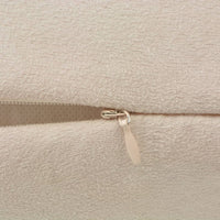 Thumbnail for Kissenbezüge 4 Stk. 40x40 cm Polyester Kunstleder Beige