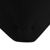 Thumbnail for Stretch-Tischhusse 2 Stk. 120 x 60,5 x 74 cm Schwarz