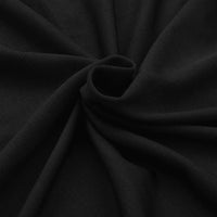 Thumbnail for Stretch-Tischhusse 2 Stk. 120 x 60,5 x 74 cm Schwarz