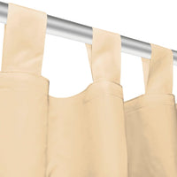 Thumbnail for Vorhänge aus Mikro-Satin 2 Stk. mit Schlaufen 140×225 cm Beige