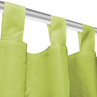 Thumbnail for Vorhänge Mikro-Satin 2 Stk. mit Schlaufen 140 x 175 cm Grün