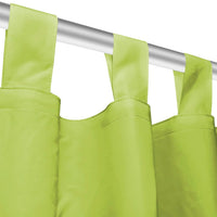 Thumbnail for Vorhänge Mikro-Satin 2 Stk. mit Schlaufen 140×245 cm Grün