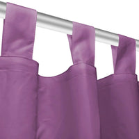 Thumbnail for Vorhänge Mikro-Satin 2 Stk. mit Schlaufen 140×225 cm Lila