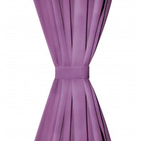 Thumbnail for Vorhänge Mikro-Satin 2 Stk. mit Schlaufen 140×245 cm Lila