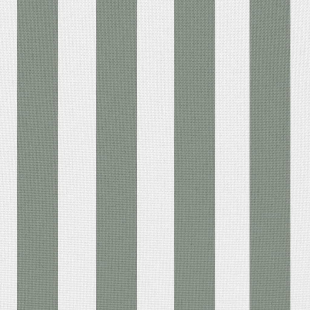 Gartenkissen 2 Stk. Streifenmuster 45 x 45 cm Grau