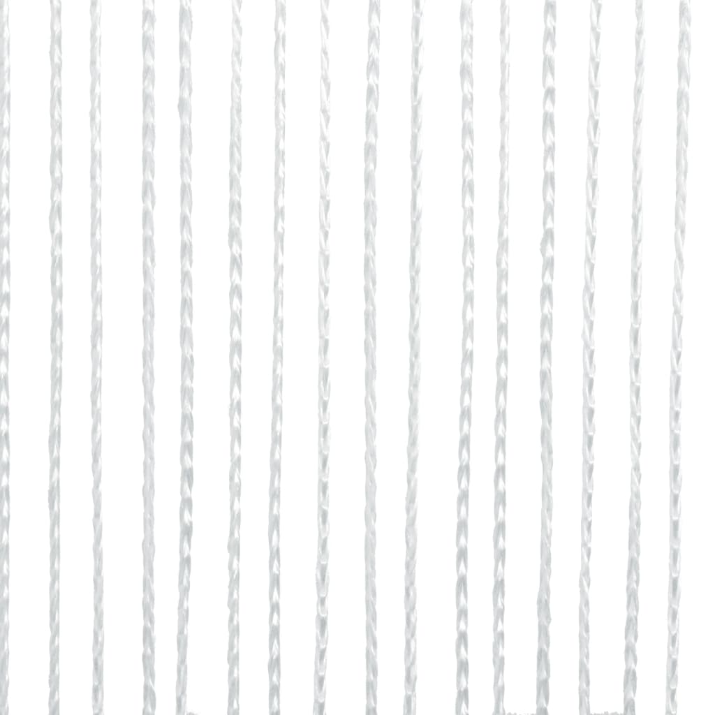 Fadenvorhang 2 Stk.100 x 250 cm Weiß