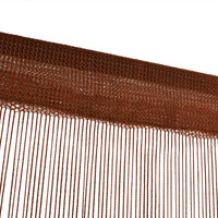 Thumbnail for Fadenvorhänge 2 Stk. 140 x 250 cm Braun