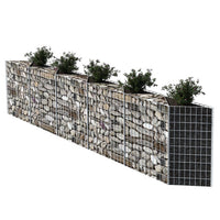 Thumbnail for Gabionenkorb Pflanzkasten Gemüse-Hochbeet Stahl 300×30×100 cm
