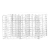 Thumbnail for Gabionenkorb Pflanzkasten Gemüse-Hochbeet Stahl 120×30×100 cm