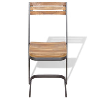 Thumbnail for Esszimmerstühle 2 Stk. Massivholz Teak