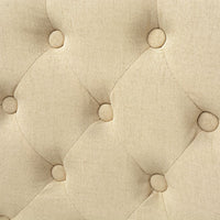 Thumbnail for Esszimmerstühle 2 Stk. Creme Stoff