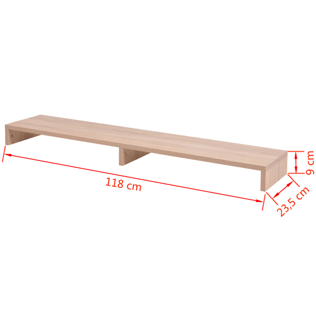 TV-Schrank Spanplatte 118 x 23,5 x 9 cm Beige