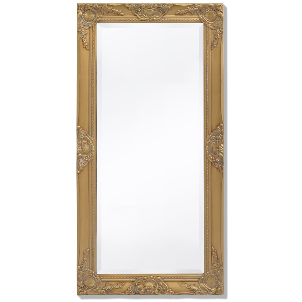 Wandspiegel im Barock-Stil 100x50 cm Gold