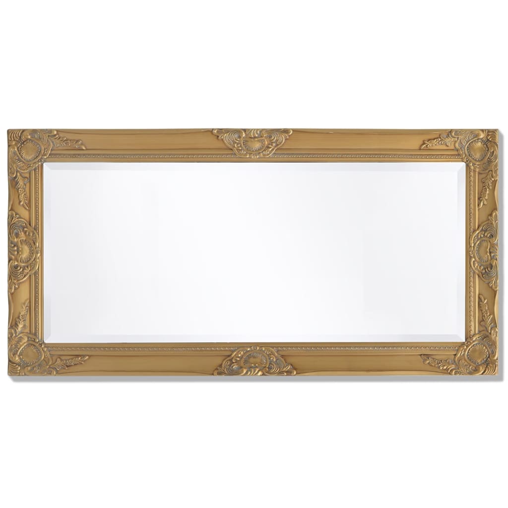 Wandspiegel im Barock-Stil 100x50 cm Gold