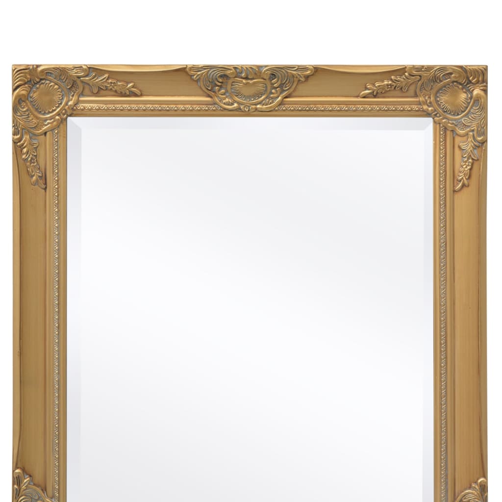 Wandspiegel im Barock-Stil 100x50 cm Gold