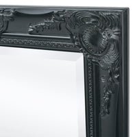 Thumbnail for Wandspiegel im Barock-Stil 100x50 cm Schwarz