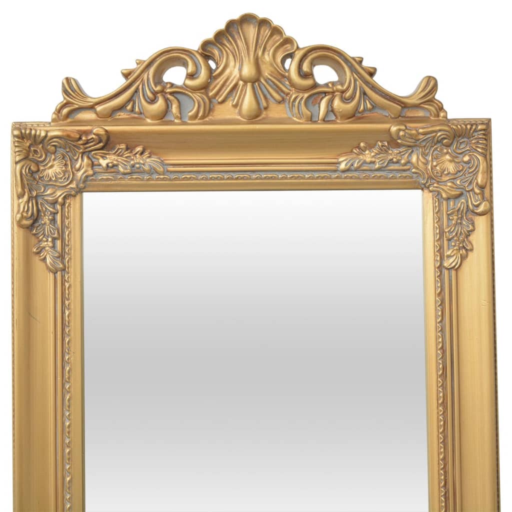 Standspiegel im Barock-Stil 160x40 cm Gold