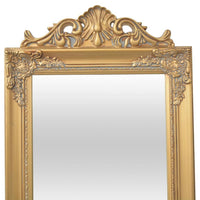 Thumbnail for Standspiegel im Barock-Stil 160x40 cm Gold