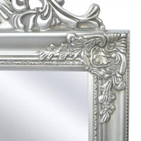 Thumbnail for Standspiegel im Barock-Stil 160x40 cm Silber