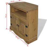 Thumbnail for Konsolentisch Mexiko-Stil Kiefernholz 80x43x78 cm