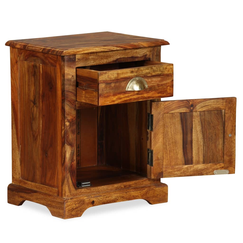 Nachttisch 40 x 30 x 50 cm Massivholz