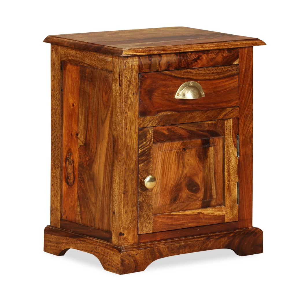 Nachttisch 40 x 30 x 50 cm Massivholz