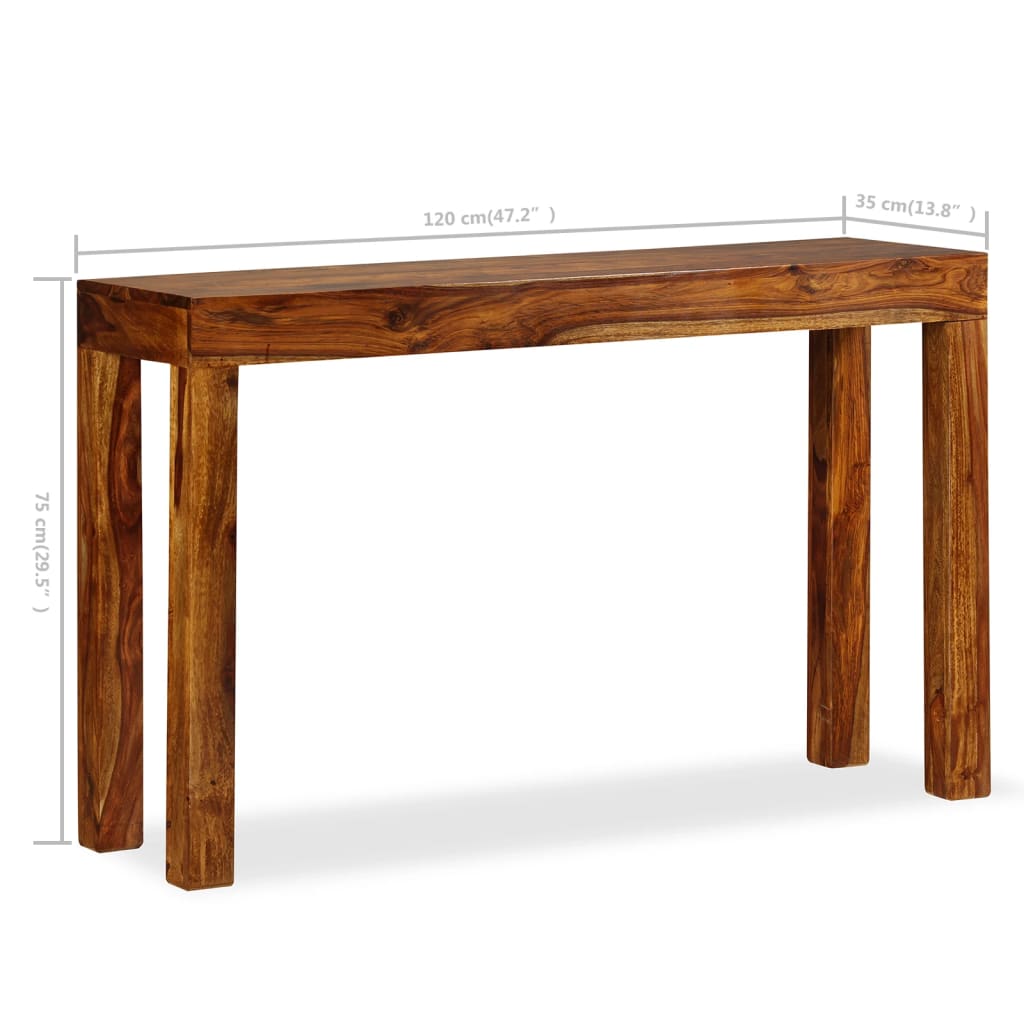 Konsolentisch Massivholz Palisander 120x35x75 cm