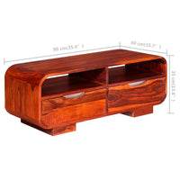 Thumbnail for Couchtisch Massivholz 90 x 40 x 35 cm