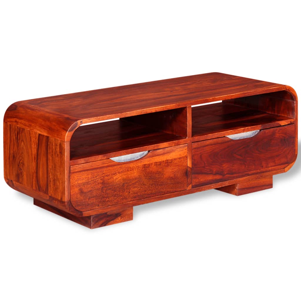 Couchtisch Massivholz 90 x 40 x 35 cm
