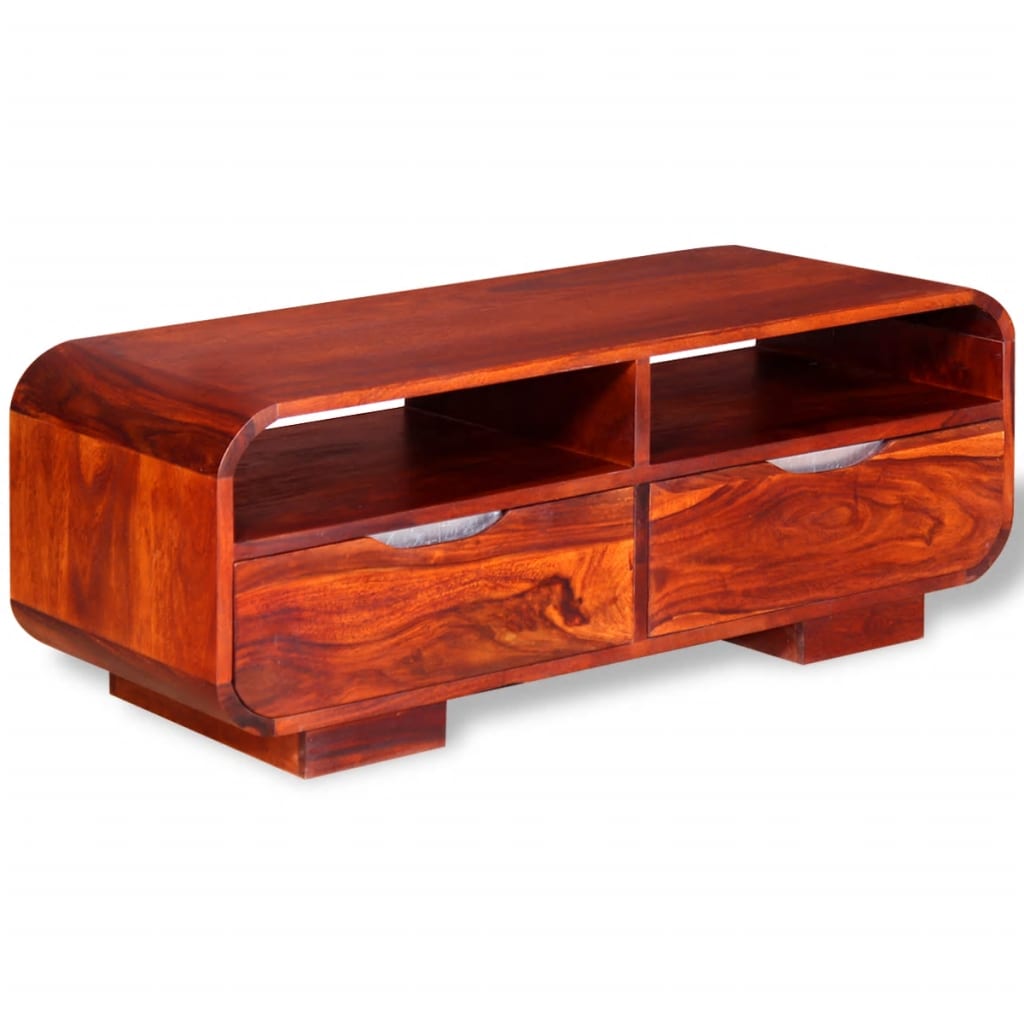 Couchtisch Massivholz 90 x 40 x 35 cm