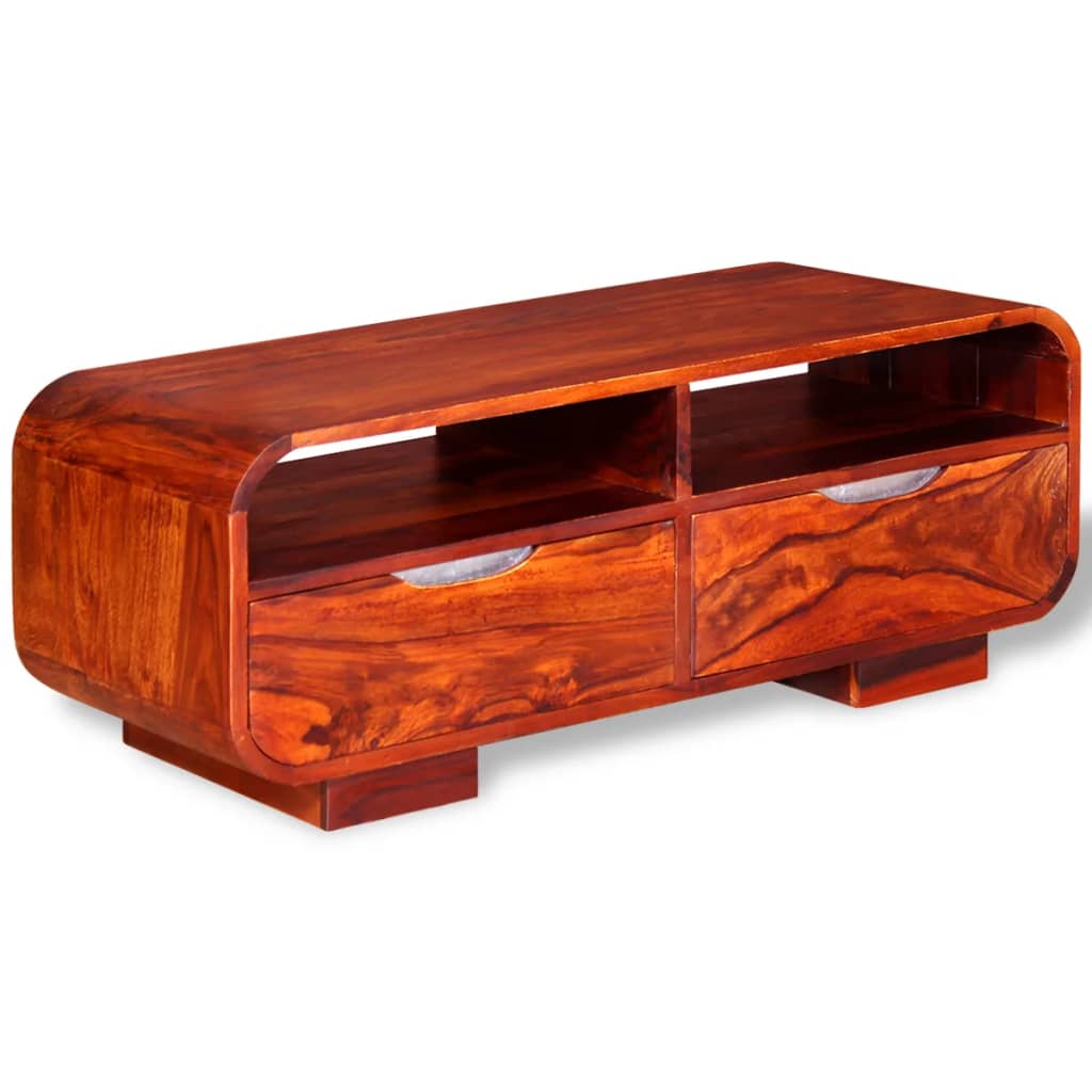 Couchtisch Massivholz 90 x 40 x 35 cm