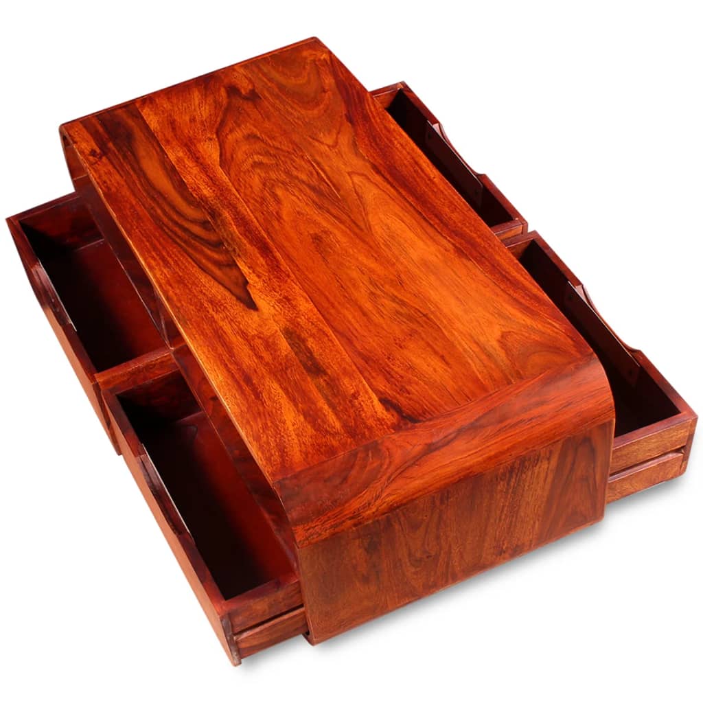 Couchtisch Massivholz 90 x 40 x 35 cm