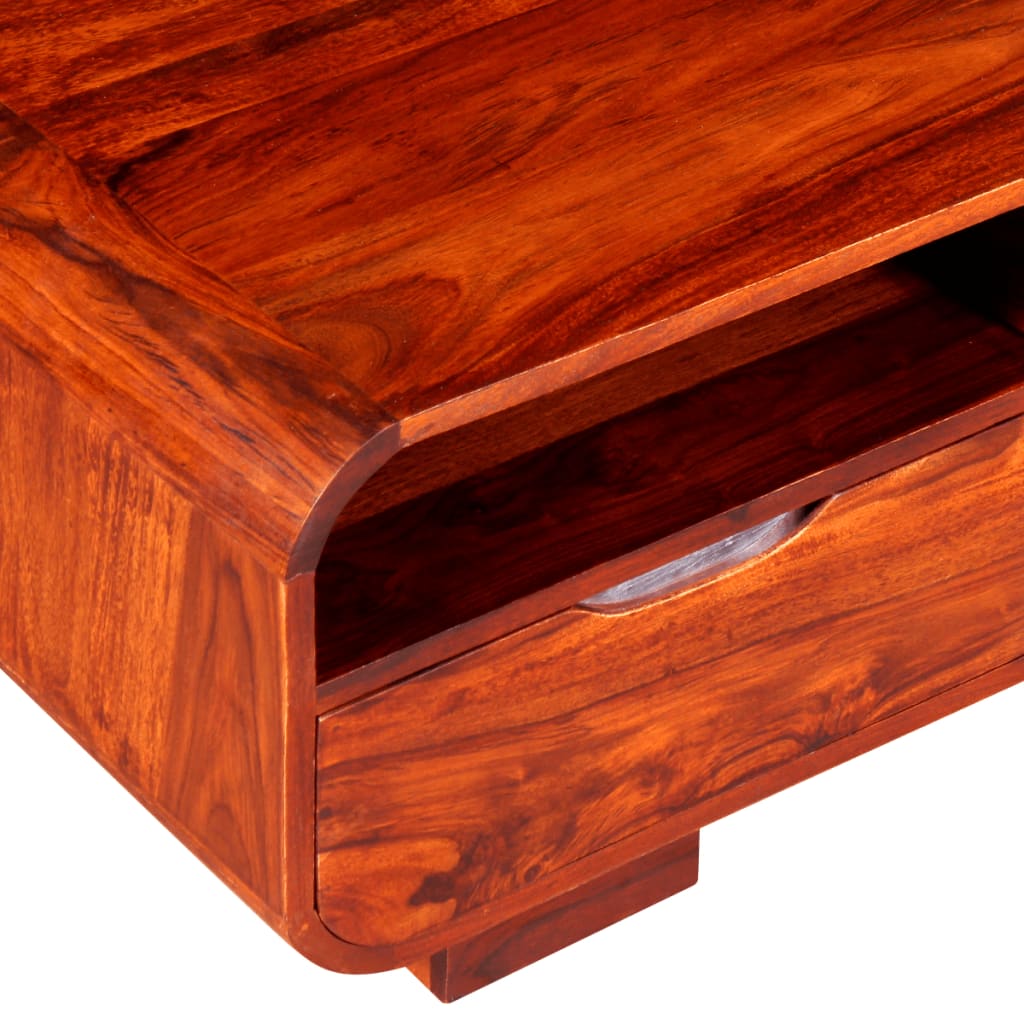 Couchtisch Massivholz 90 x 40 x 35 cm